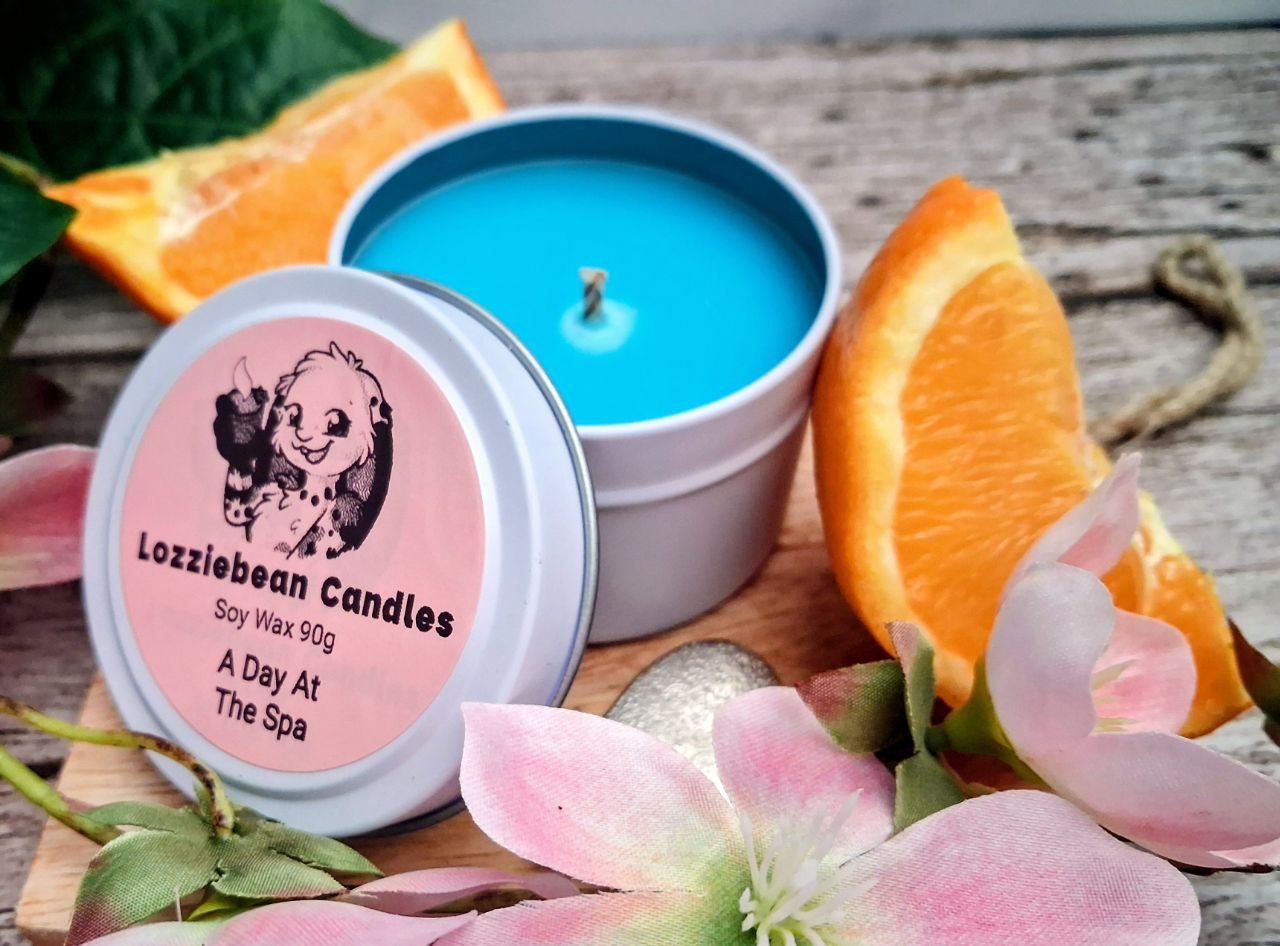 Relaxing Scented Soy Wax Candles | 4oz Metal Tins