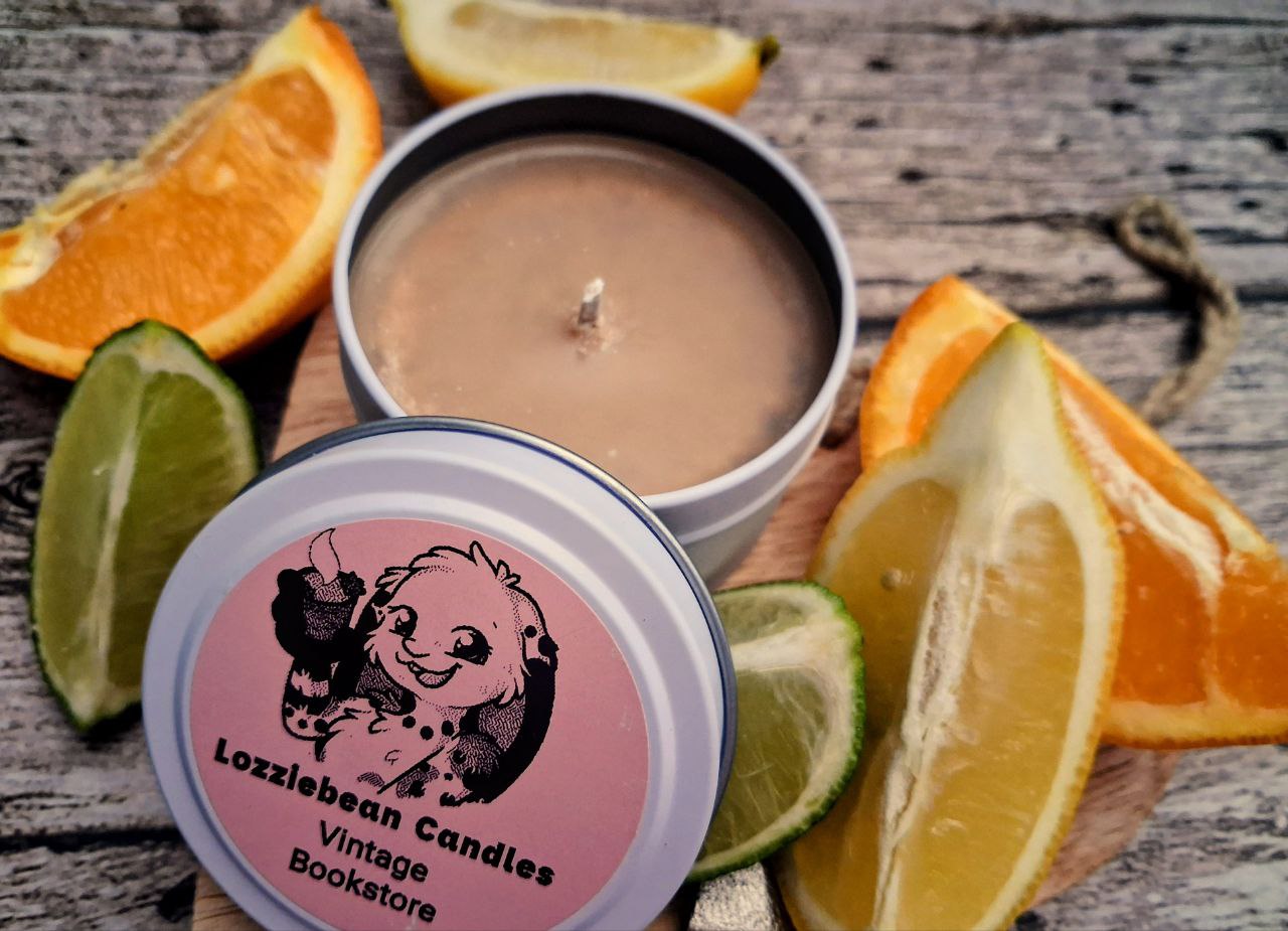 Amber Scented Soy Wax Candles | 4oz Metal Tins |