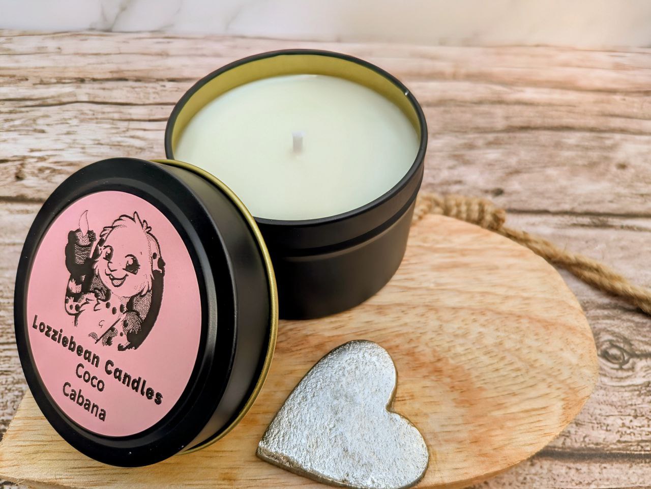 Floral & Fruity Scented Soy Wax Candles | 4oz Metal Tins |
