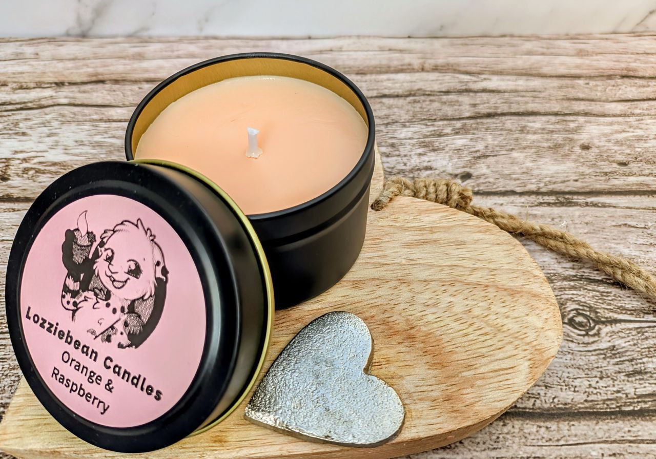 Floral & Fruity Scented Soy Wax Candles | 4oz Metal Tins |