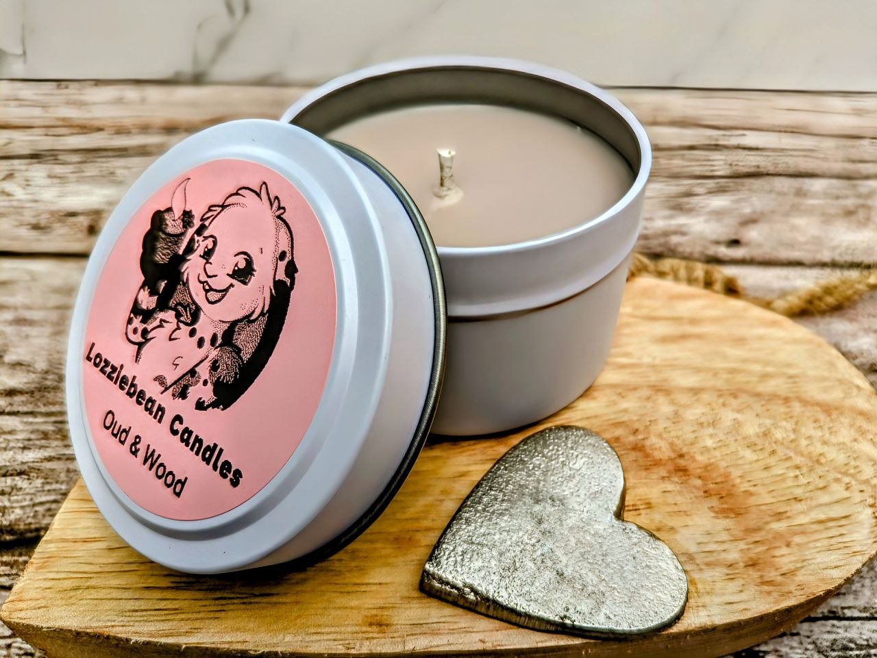 Woody Family Scented Soy Wax Candles | 4oz Metal Tins |