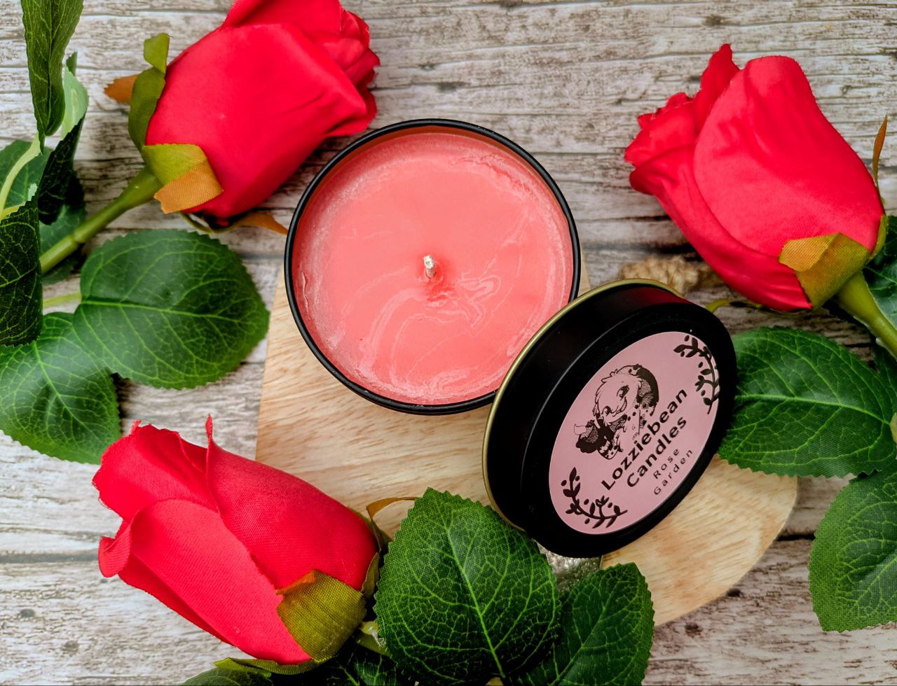 Floral & Fruity Scented Soy Wax Candles | 4oz Metal Tins |
