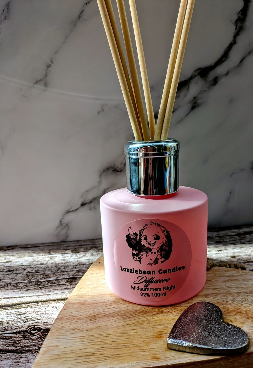 Reed Diffusers | Handmade Home Scents | 100ml Bottles with 6 Reeds