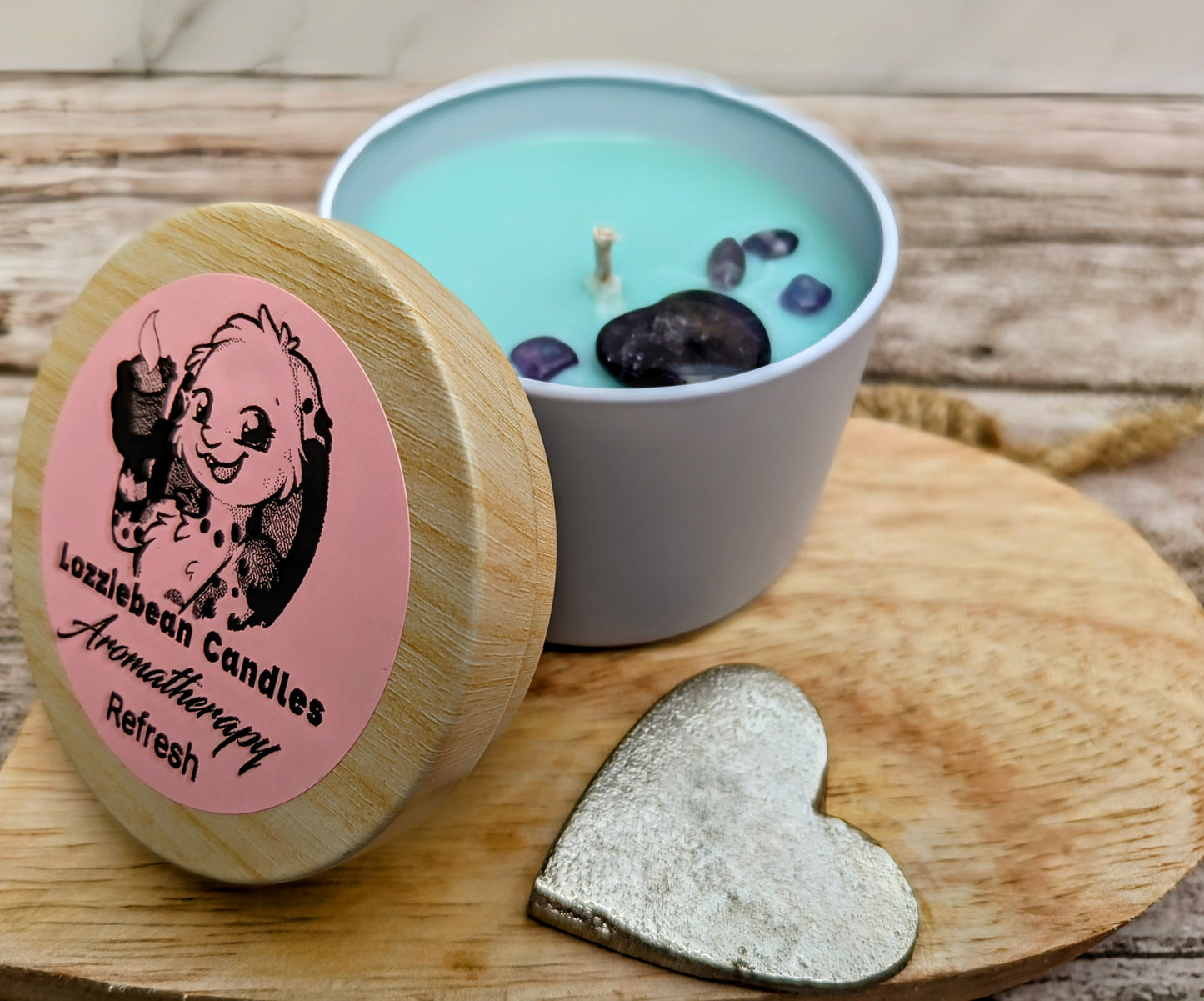 Aromatherapy Soy Wax Candles with Essential Oils | 4oz Metal Tins |