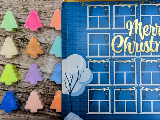 Advent Calendar | 24 Fragrances | Soy Wax Melt Trees