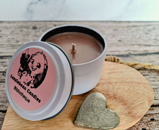 Amber Scented Soy Wax Candles | 4oz Metal Tins |