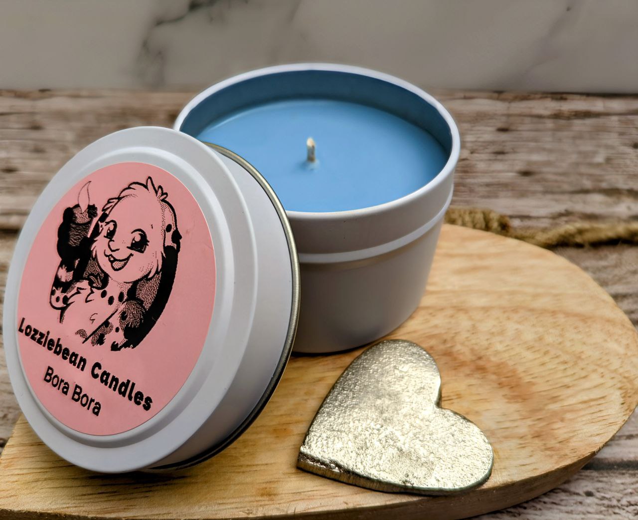 Floral & Fruity Scented Soy Wax Candles | 4oz Metal Tins |