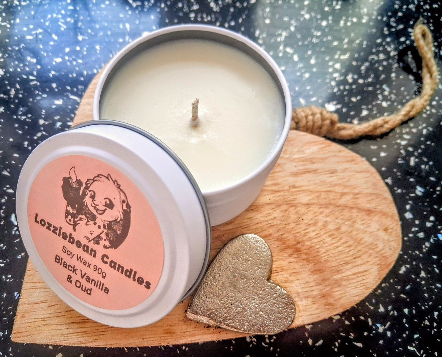 Woody Family Scented Soy Wax Candles | 4oz Metal Tins |