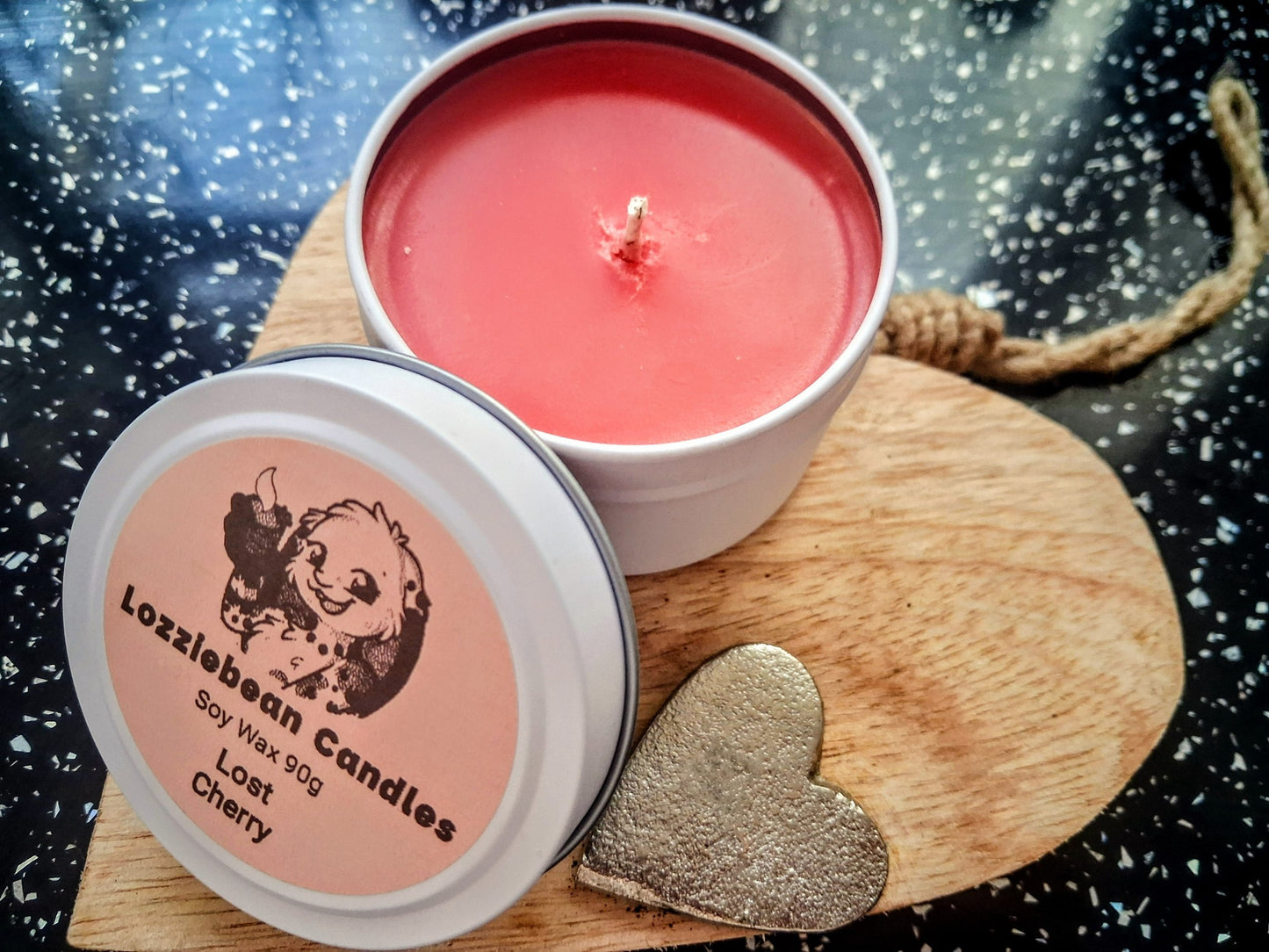 Amber Scented Soy Wax Candles | 4oz Metal Tins |