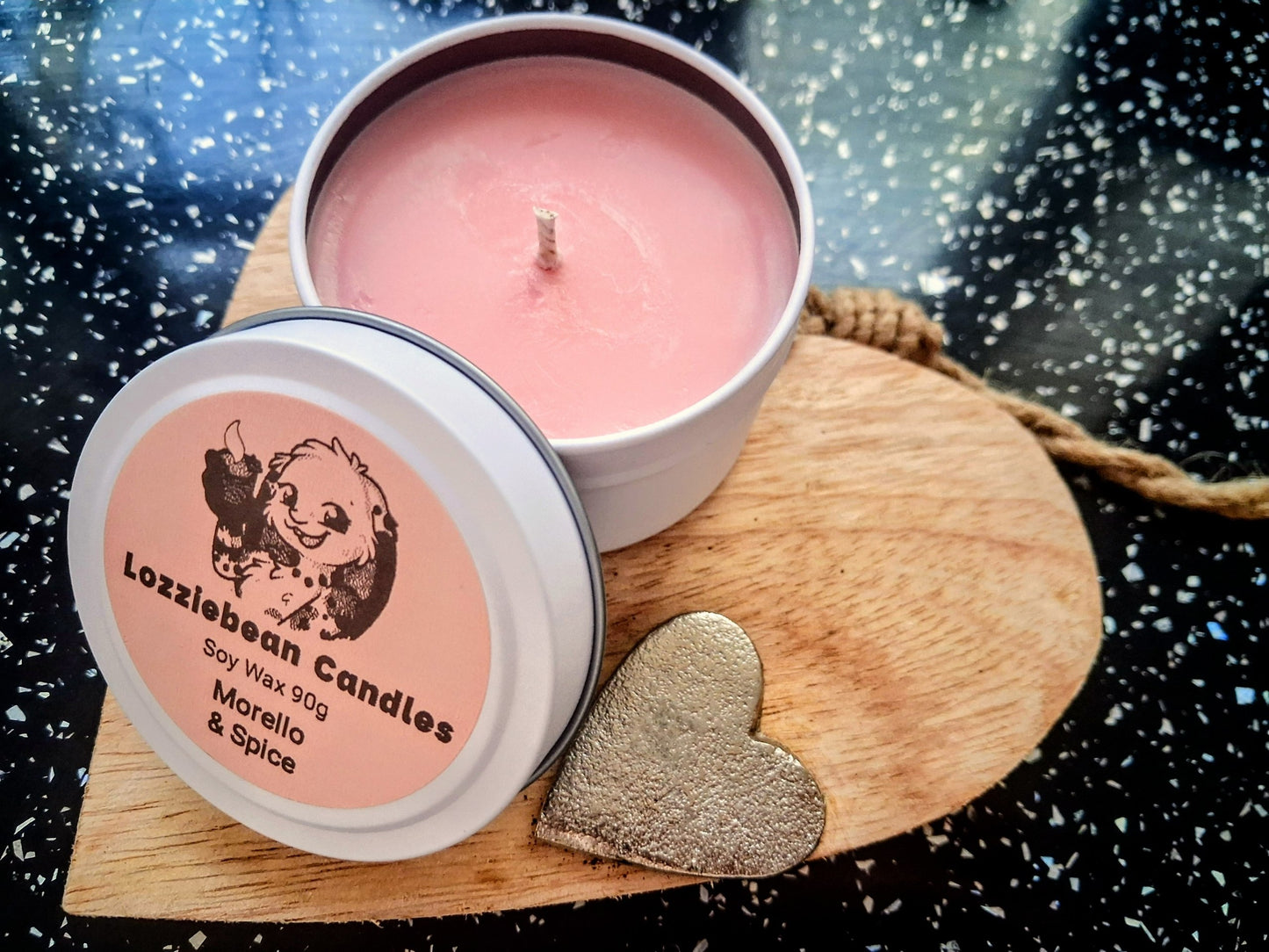 Amber Scented Soy Wax Candles | 4oz Metal Tins |