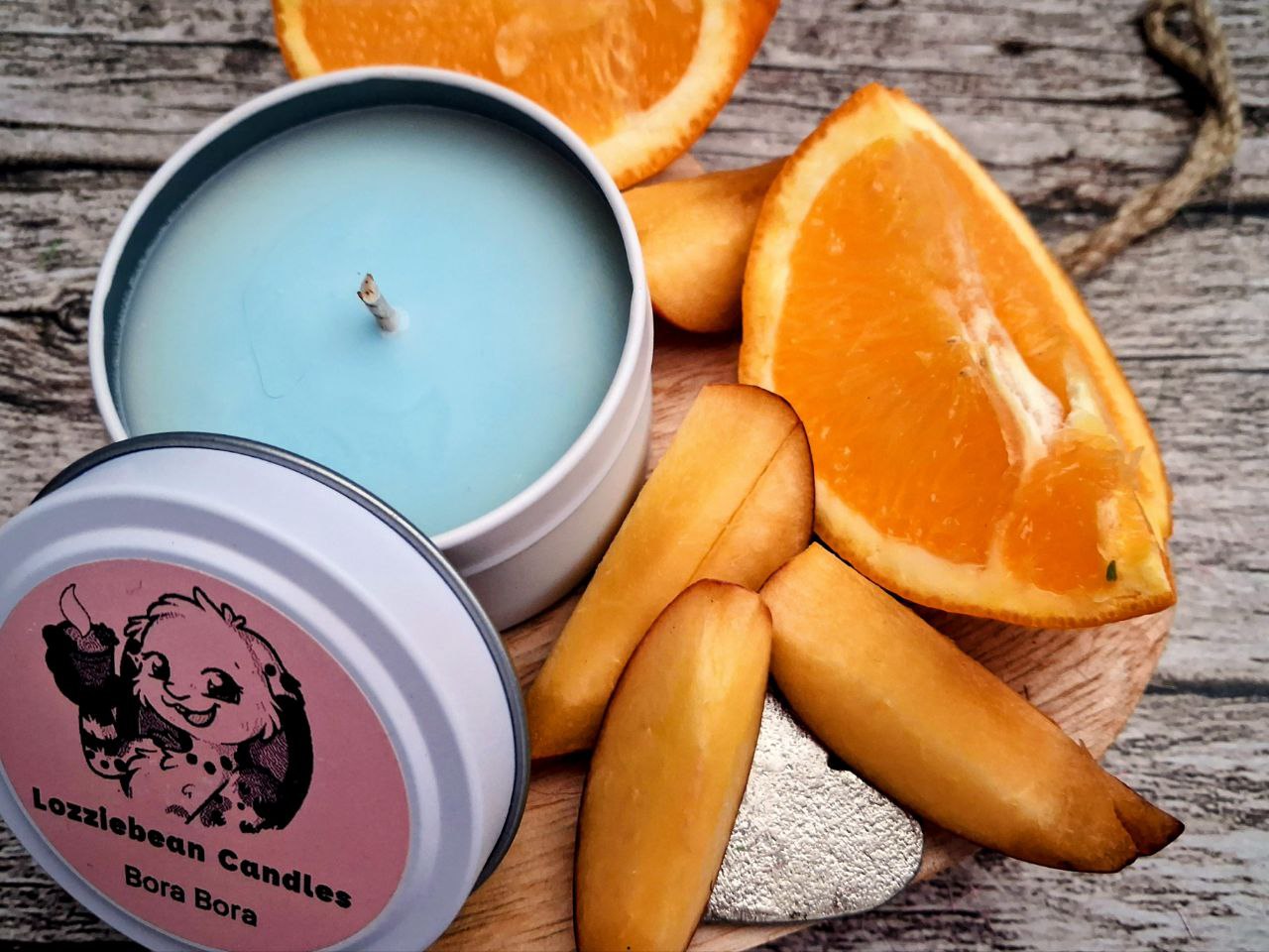 Juicy Fruit Scented Soy Wax Candles | 4oz Metal Tins |