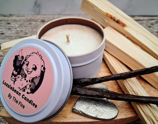 Woody Family Scented Soy Wax Candles | 4oz Metal Tins |