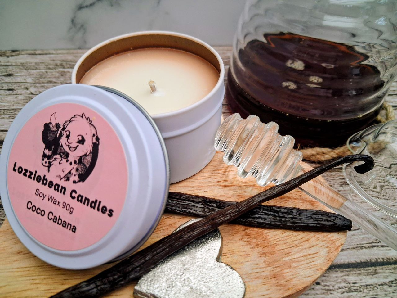 Floral & Fruity Scented Soy Wax Candles | 4oz Metal Tins |