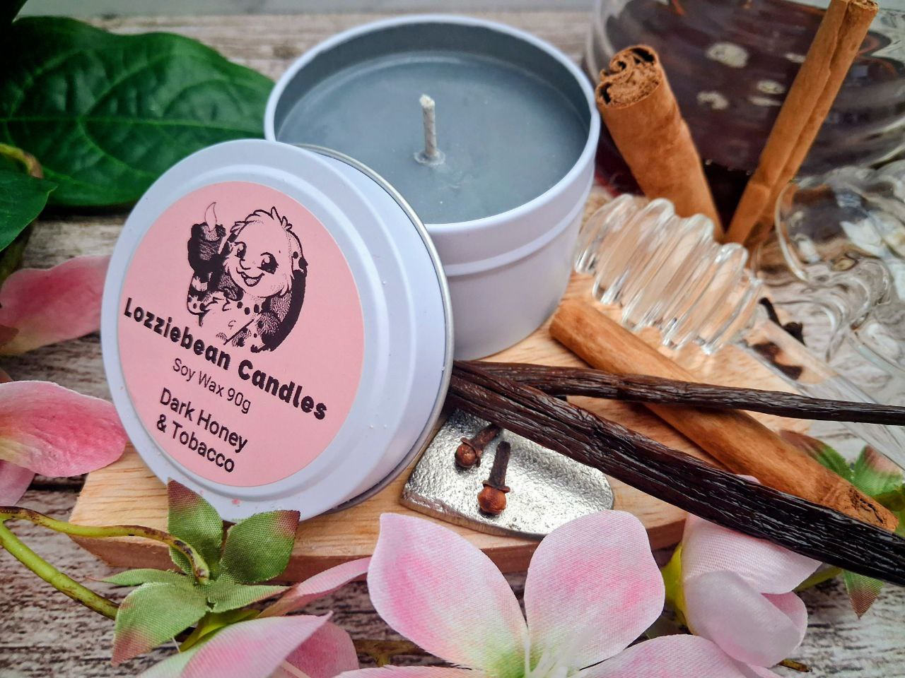 Amber Scented Soy Wax Candles | 4oz Metal Tins |