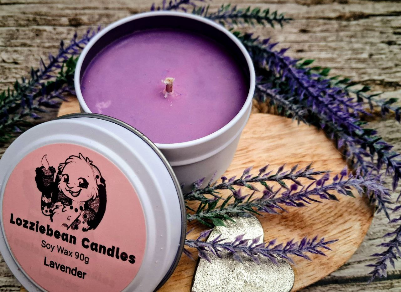 Relaxing Scented Soy Wax Candles | 4oz Metal Tins |
