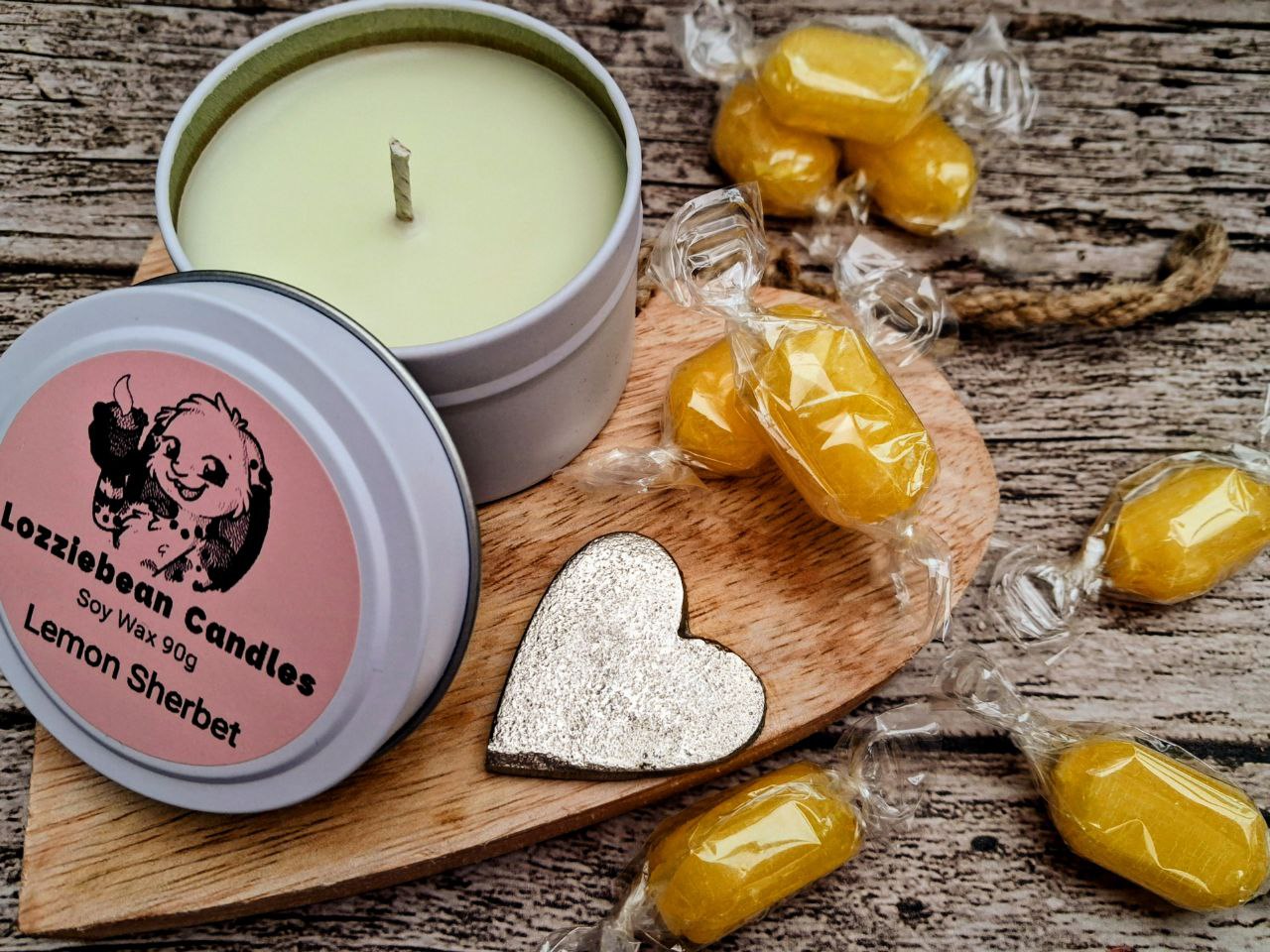 Sweet Scented Soy Wax Candles | 4oz Metal Tins |