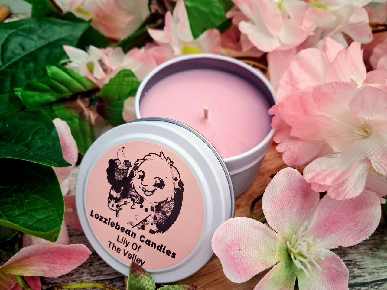 Floral & Fruity Scented Soy Wax Candles | 4oz Metal Tins |