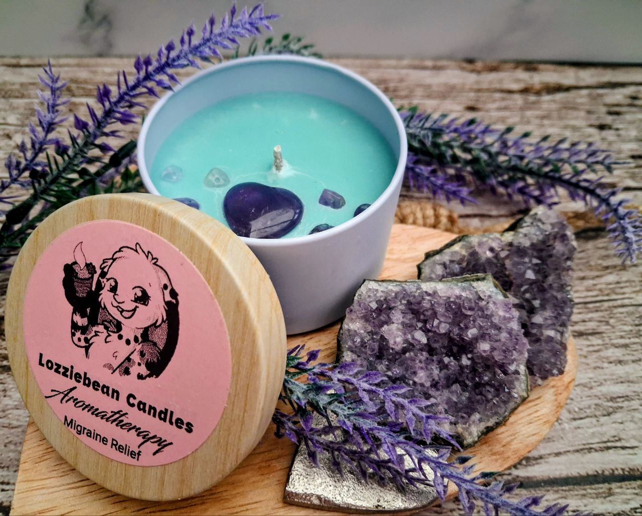 Aromatherapy & Wellbeing | Scented Candle Gift Set | Three 4oz Candles | Made with Essential Oils
