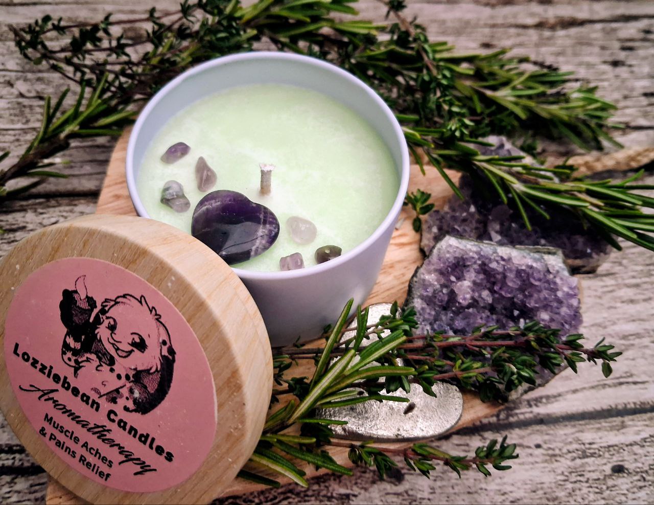 Aromatherapy Soy Wax Candles with Essential Oils | 4oz Metal Tins |