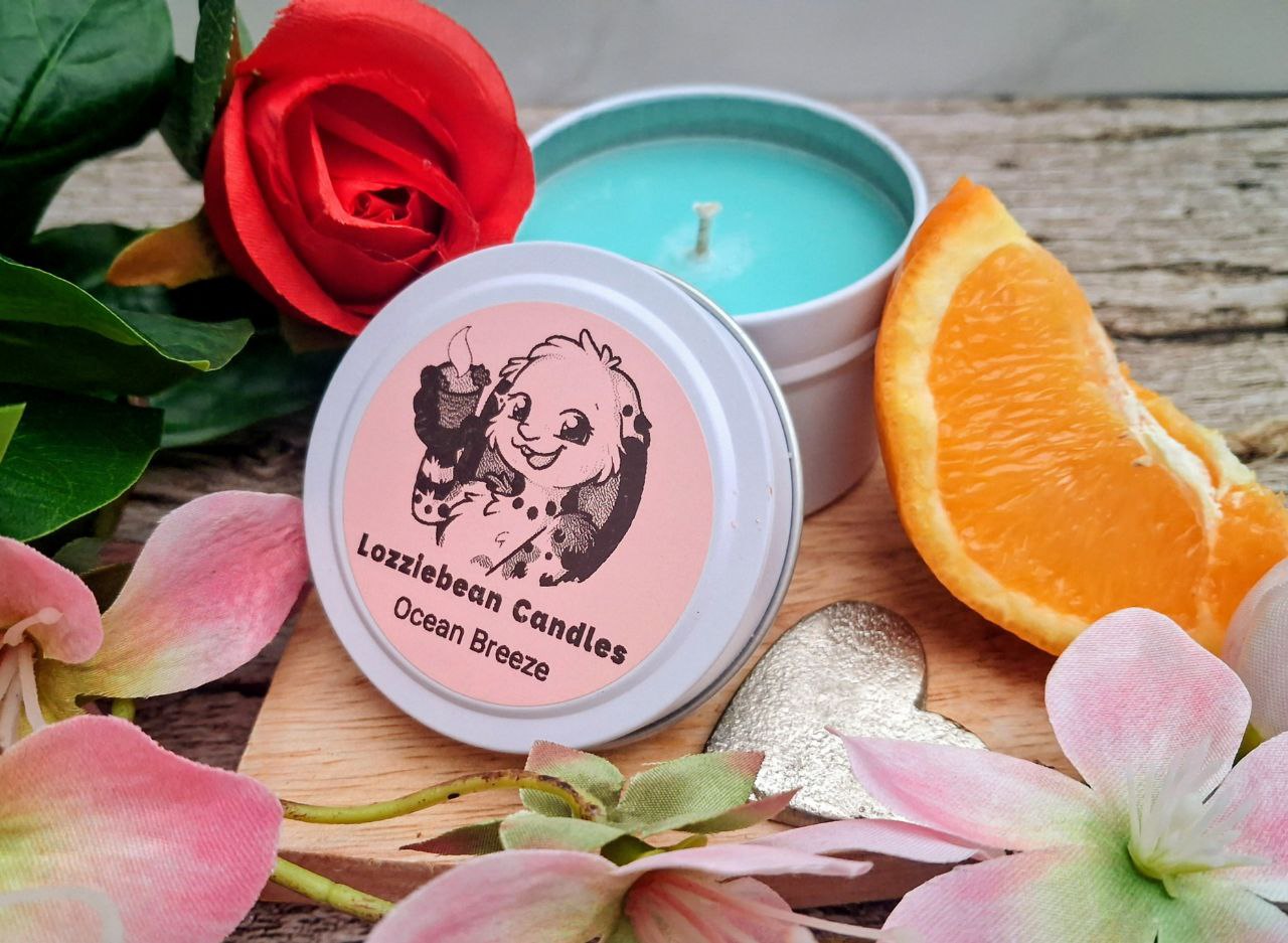 Relaxing Scented Soy Wax Candles | 4oz Metal Tins |