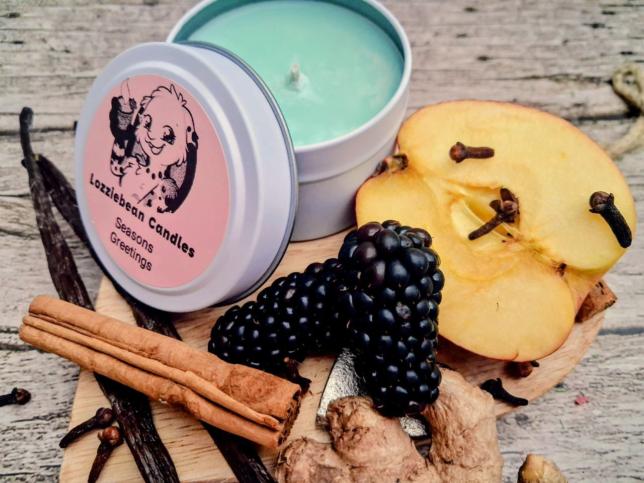 Seasonal Scented Soy Wax Candles | 4oz Metal Tins |