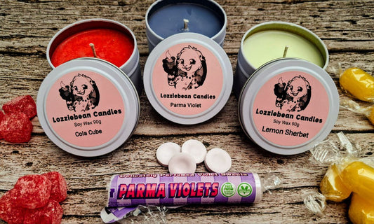 Retro Sweet Shop | Scented Candle Gift Set | Three 4oz Candles