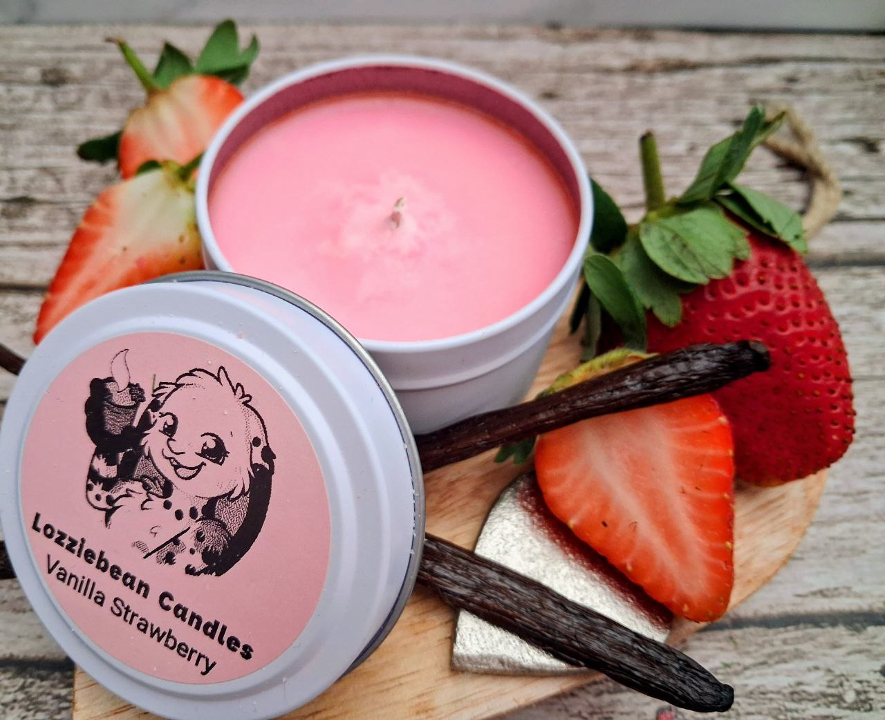 Juicy Fruit Scented Soy Wax Candles | 4oz Metal Tins |