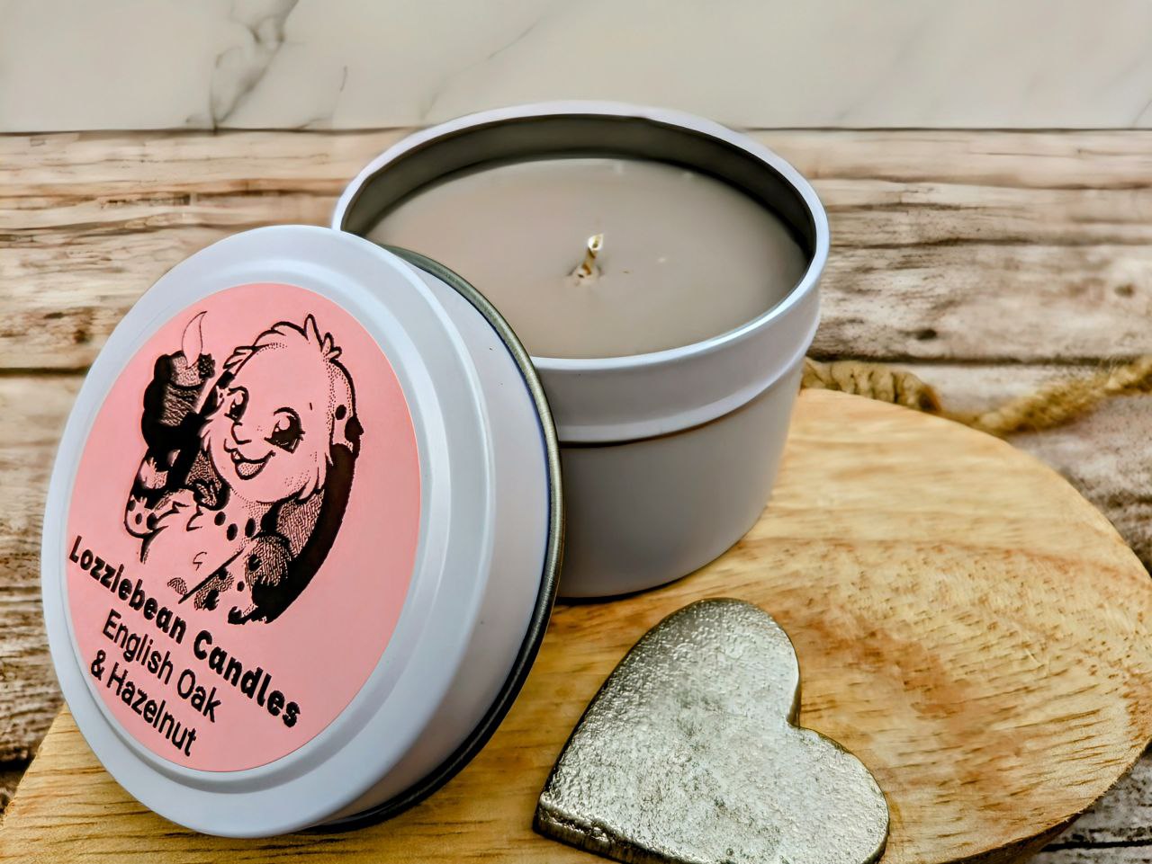 Woody Family Scented Soy Wax Candles | 4oz Metal Tins |