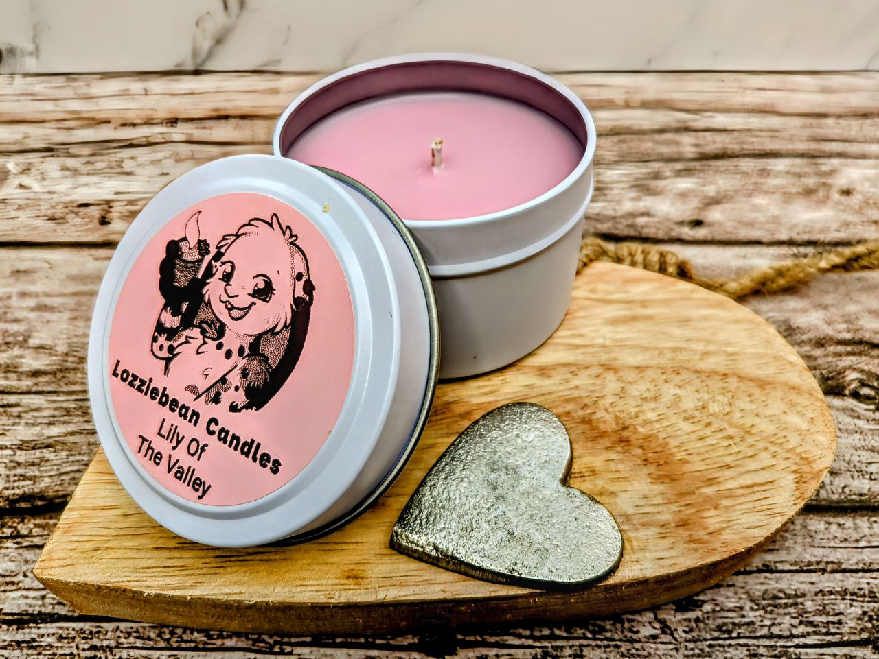 Floral & Fruity Scented Soy Wax Candles | 4oz Metal Tins |