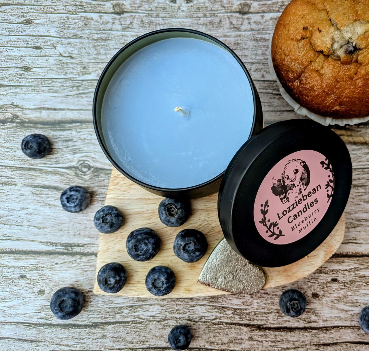 Floral & Fruity Scented Soy Wax Candles | 4oz Metal Tins |