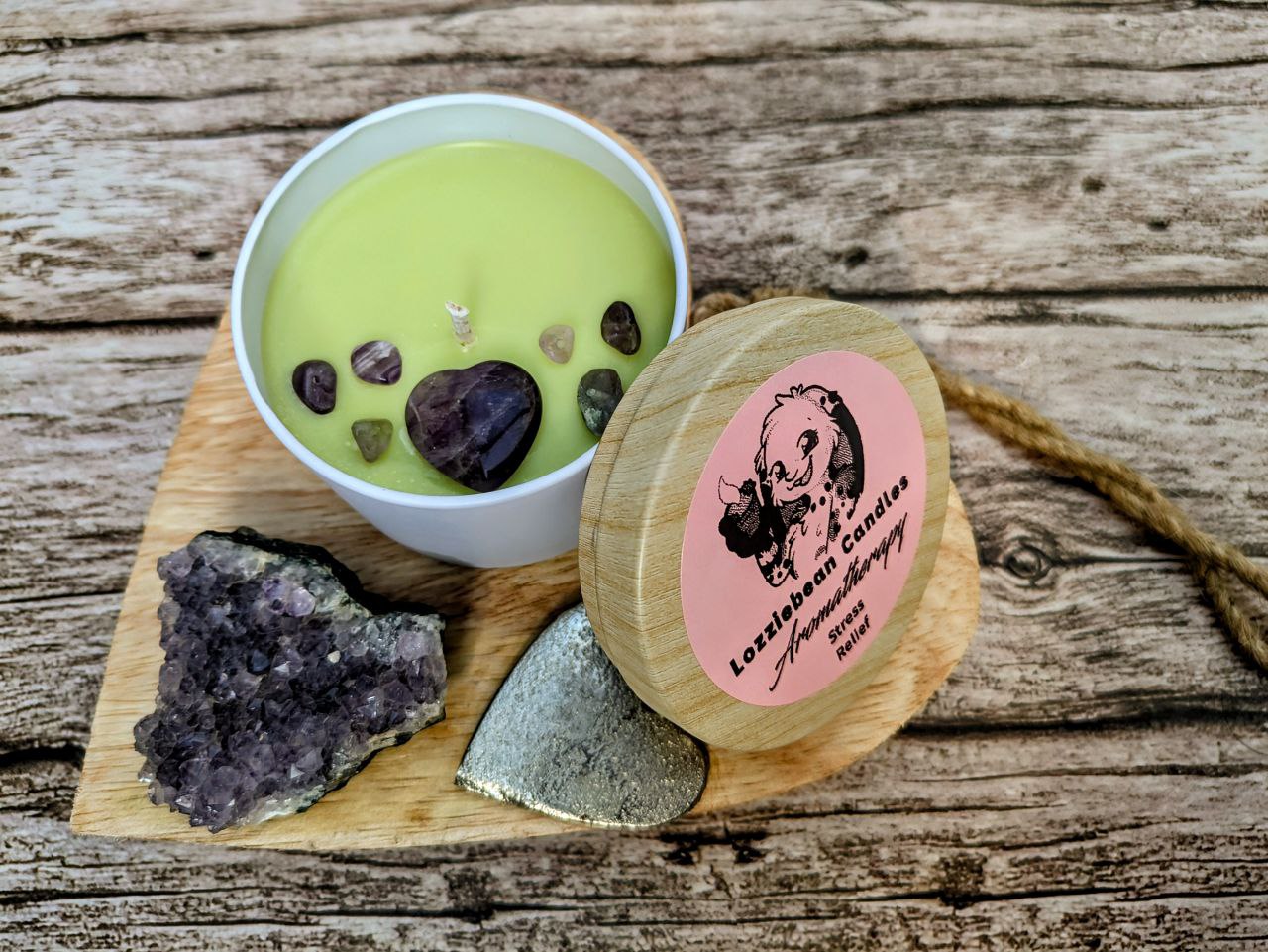 Aromatherapy Soy Wax Candles with Essential Oils | 4oz Metal Tins |