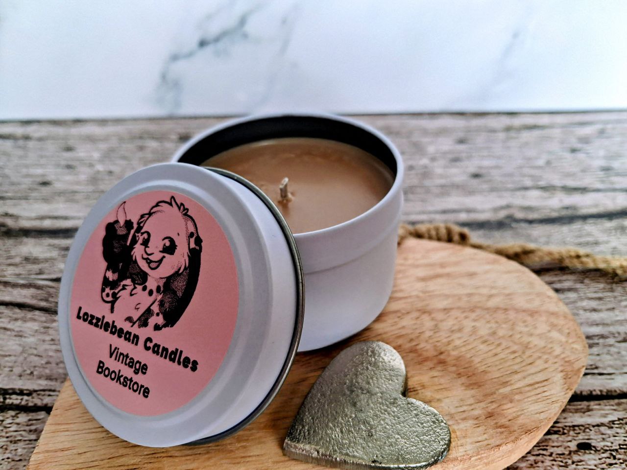 Amber Scented Soy Wax Candles | 4oz Metal Tins |